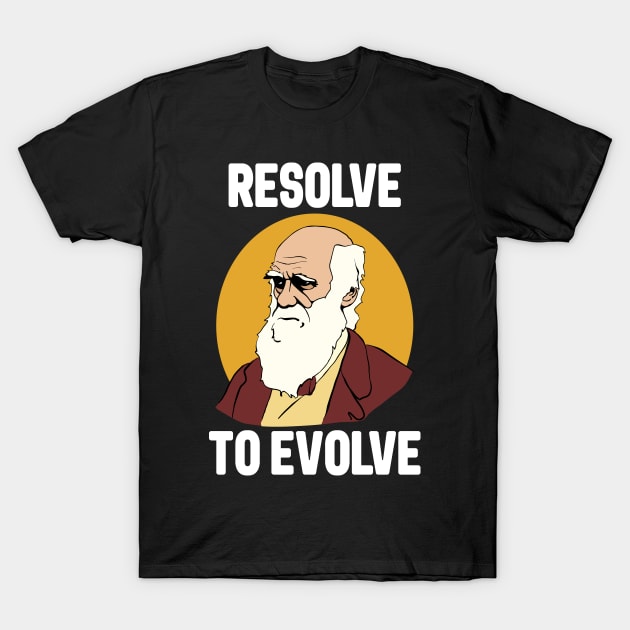 Charles Darwin Evolution T-Shirt by Huhnerdieb Apparel